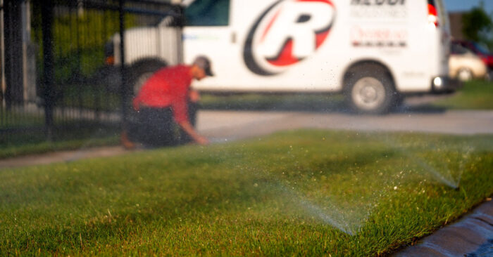 Sprinkler System Watering